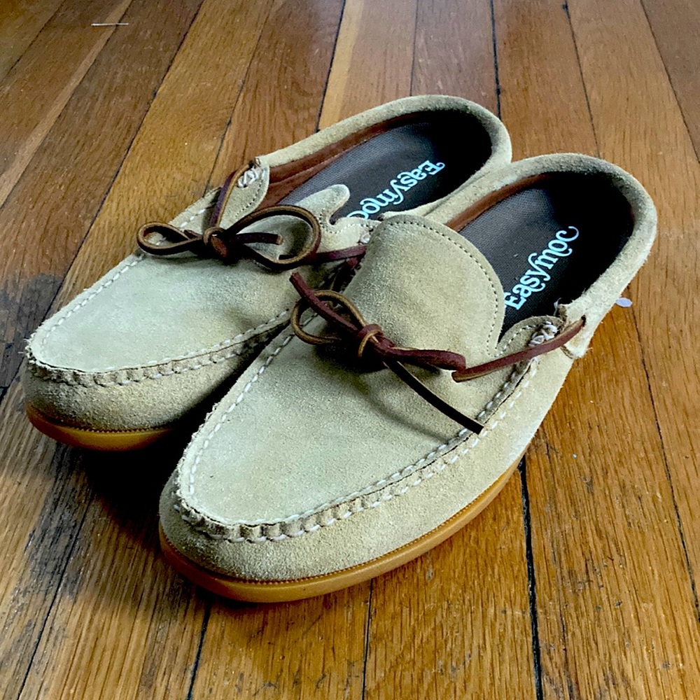 Easymoc- Sand Suede size 10